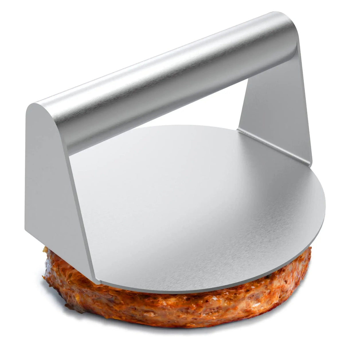 Stainless Steel Smash Burger Press Round Patty Maker for Griddle and BBQ