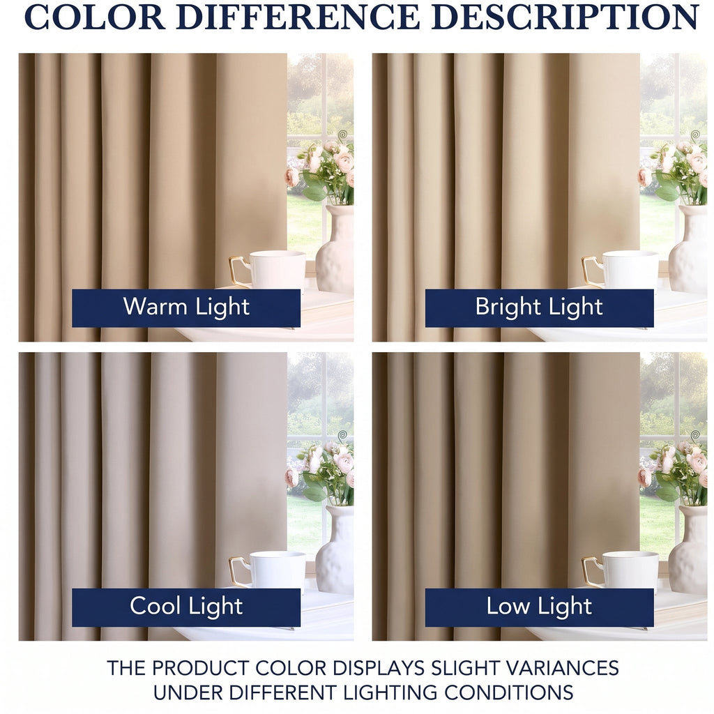 Outdoor Privacy Curtain with Waterproof Fabric and Rust-Resistant Grommets for Patios and Gazebos