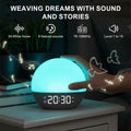 Sunrise Wake-Up Alarm Light with White Noise, Bluetooth Speaker, and Color-Changing Night Lamp for Bedroom