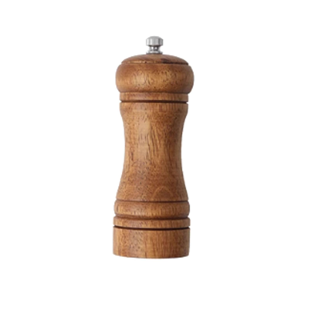 Oak Pepper Grinder with Adjustable Ceramic Core for Salt Pepper Sichuan Pepper and Seasoning Use