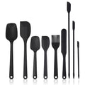 9Pcs Food Grade Silicone Spatula Set Heat Resistant Non Stick Baking Tools for Cooking
