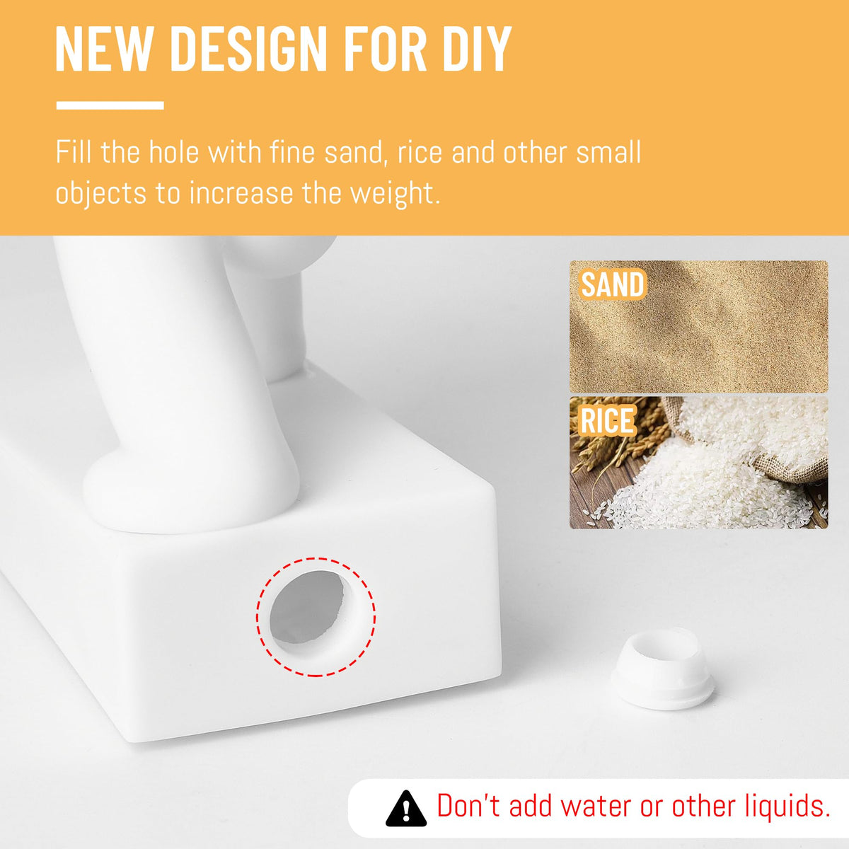 Character Door Stop with Non Slip Decorative Design for Bedrooms Living Spaces and Everyday Door Protection