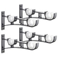 Double Curtain Bracket with Heavy Duty Metal Design for Wall Mounted Curtain Rods