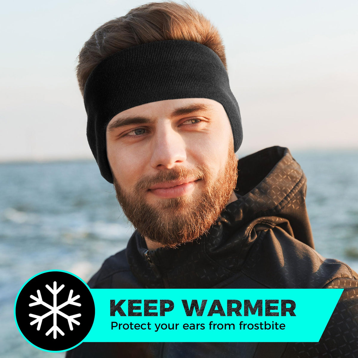Winter Fleece Ear Warmers Headband for Men Women and Kids for Cold Weather Activities