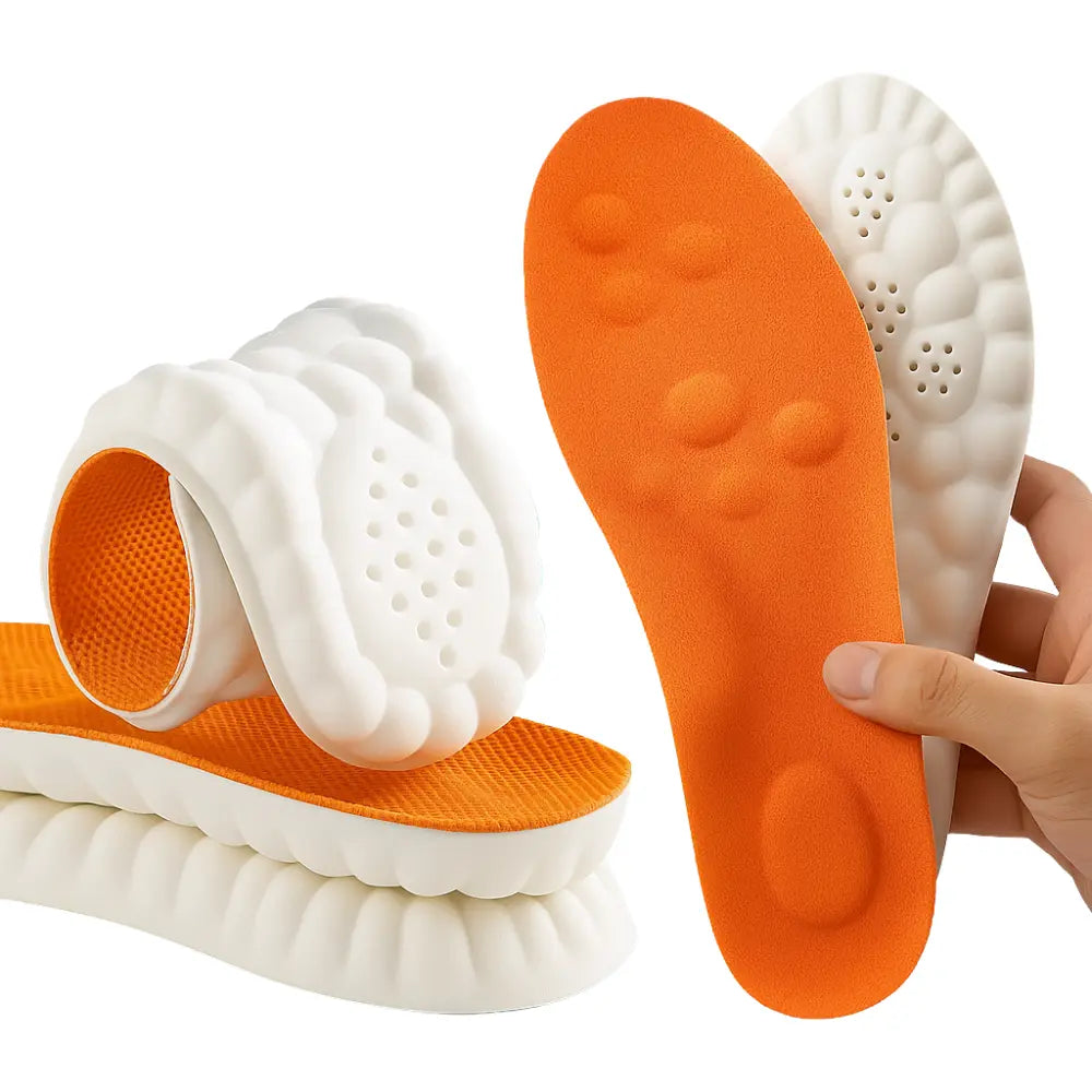 Clouds Memory Foam Insoles with Arch Support and Cushioned Design for Everyday Shoe Comfort