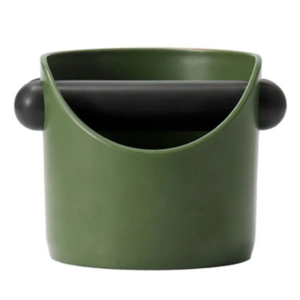 Espresso Knock Box with Removable Bar Non Slip Shock Absorbent Coffee Grounds Container