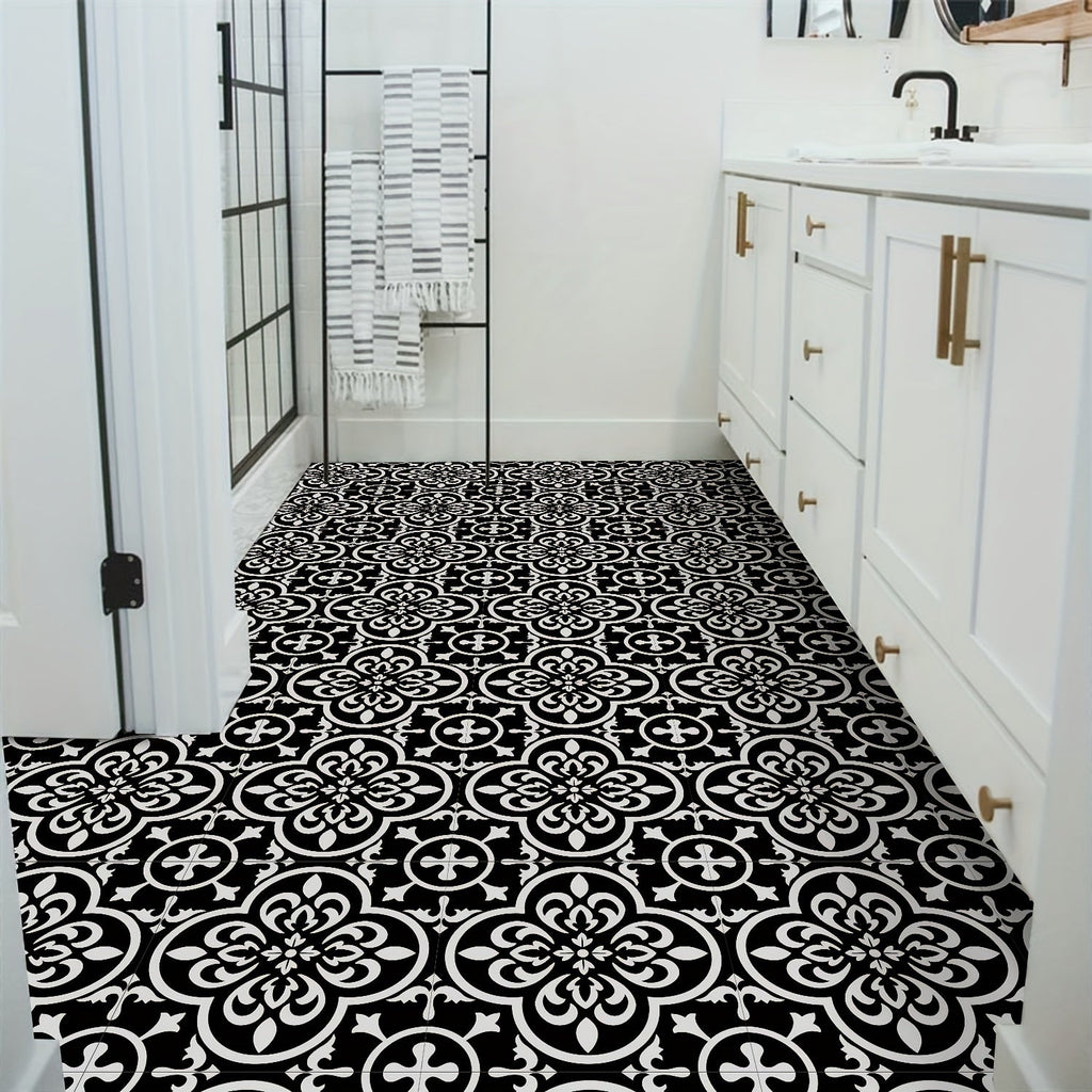 Peel Tile Stickers with Waterproof PVC Design for Kitchen and Bathroom Decoration