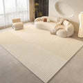 Fluffy Cream Style Anti-Slip Floor Rug for Living Room and Bedroom Decor