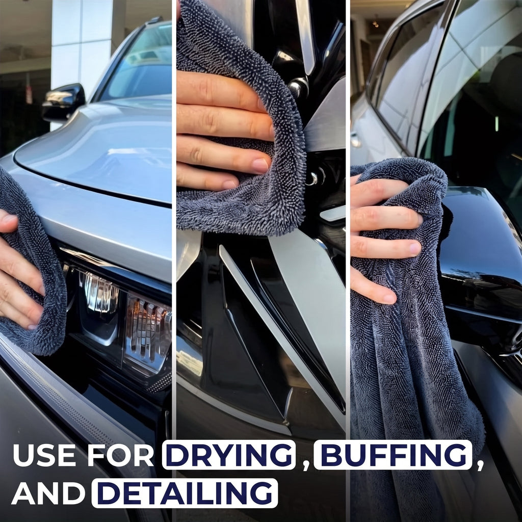 Microfiber Drying Towel with Quick Dry Absorbent Weave for Bath and Home Use