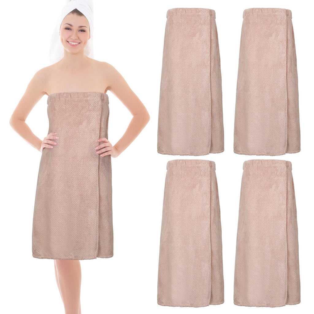 Bath Towel Wrap Set with Quick Dry Microfiber Design for Home Shower and Spa Use