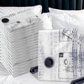 Vacuum Storage Bags with USB Electric Pump and Double Zipper Seal for Travel Compression (Included 8 Vacuum Storage bags + 1 Electric pump)