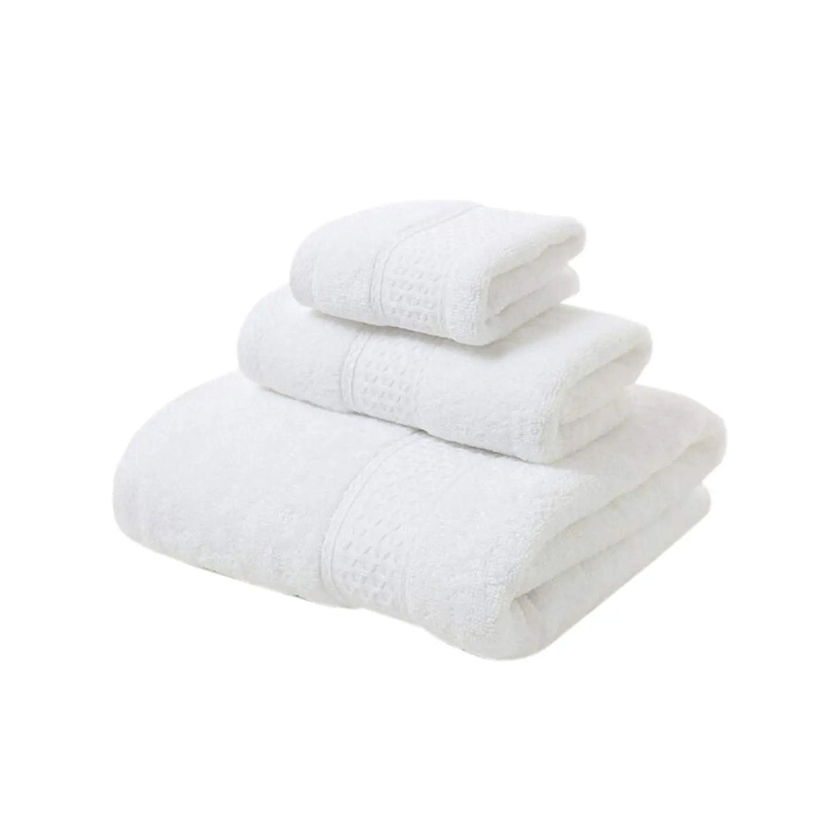 Classic Blue Washcloth Made from Long Staple Cotton with Diamond Dobby Trim