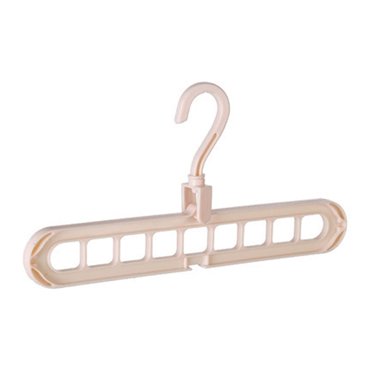 Foldable Cascade Closet Hanger with Multi Hole Space Saving Design for Wardrobe Organization