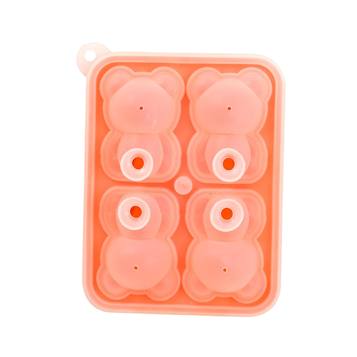 Bear Chill Ice Mold with 3D Silicone Design for Whiskey Cocktails and Creative Beverage Cooling