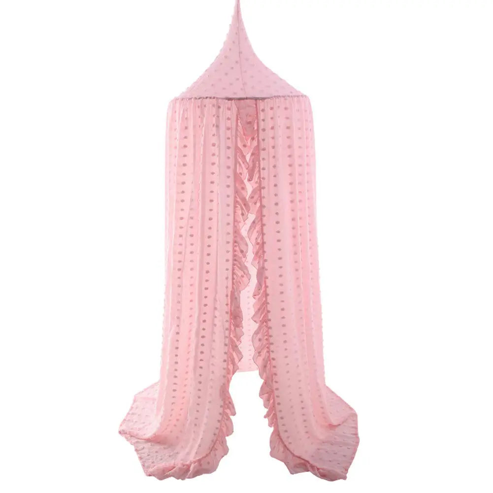 Kids Bed Canopy Cotton Mosquito Net for Nursery Reading Nook