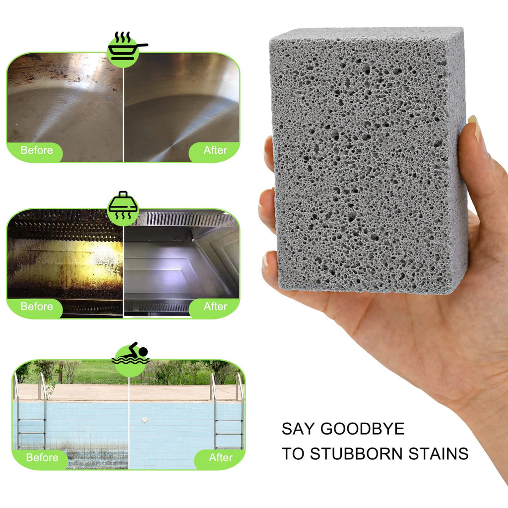 BBQ Grill Cleaning Brick Pumice Grill Stone Block for Removing Grease Stains on Grill Griddle Racks