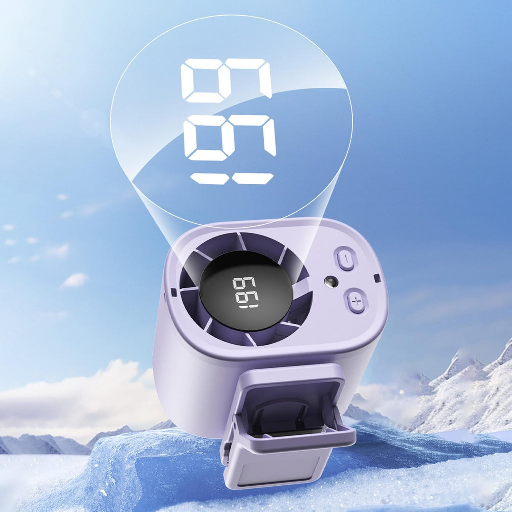 Portable Clip On Rechargeable Fan with 360° Rotation, 100 Speed Control and USB Charging for Indoor and Outdoor Use