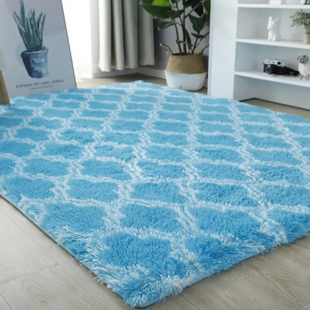 Long Hair Fluffy Nordic Carpet for Bedroom, Children’s Room, and Bedside Use