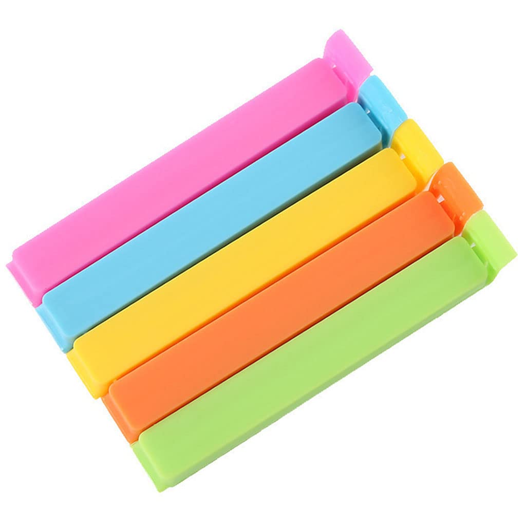 Plastic Food Bag Clips Set for Snack Sealing Storage