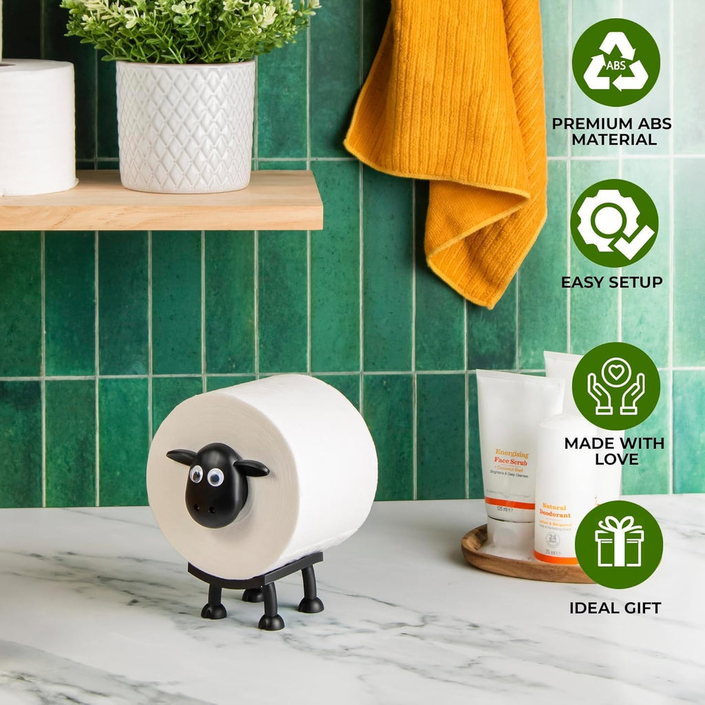 Sheep Toilet Paper Holder Stand for Bathroom Decor