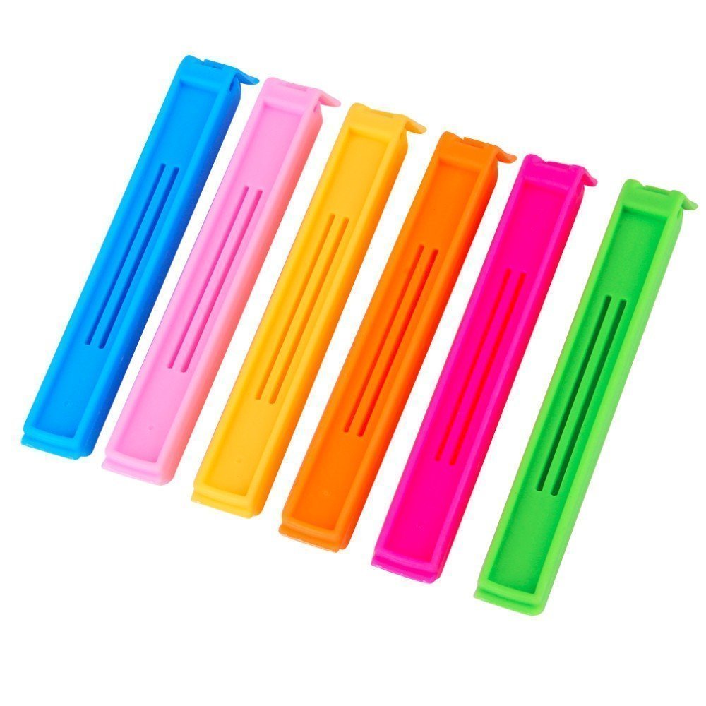 Plastic Food Bag Clips Set for Snack Sealing Storage