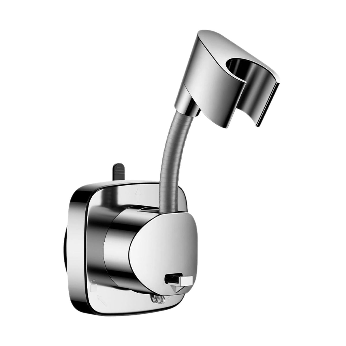 Adjustable Shower Head Holder with 360° No Drill Wall Mount Bracket for Bathroom Use