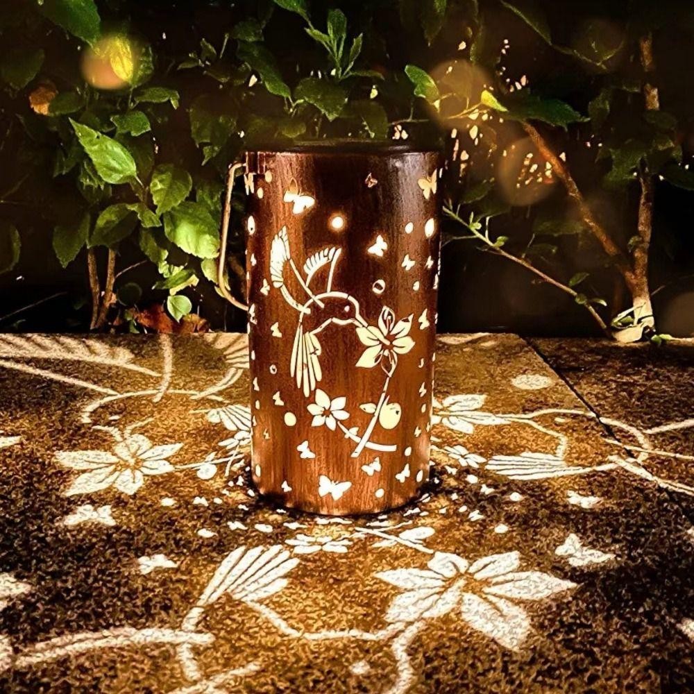 Sunflower Solar Lantern Outdoor Waterproof Hanging Light for Garden Patio Porch and Yard Decor