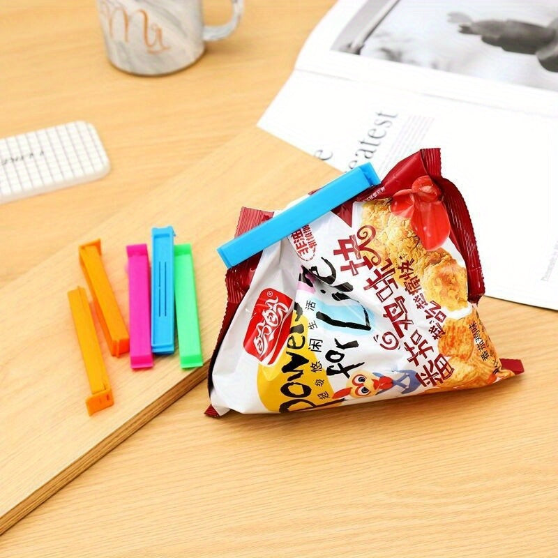Plastic Food Bag Clips Set for Snack Sealing Storage