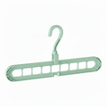 Foldable Cascade Closet Hanger with Multi Hole Space Saving Design for Wardrobe Organization