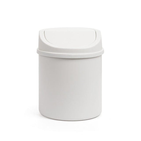 Mini Desktop Trash Bin with Lid for Desk Workspace