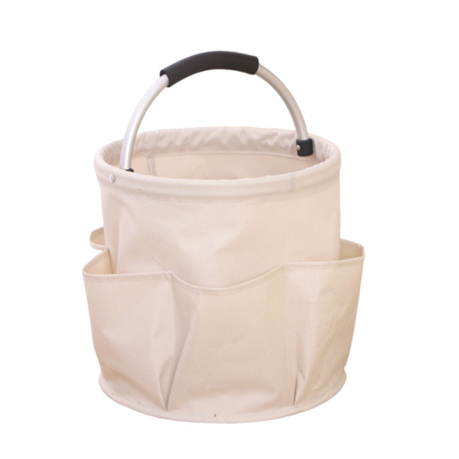 Large Folding Utility Storage Tote with Handle Design for Cleaning Supplies Picnic and Outdoor Organization