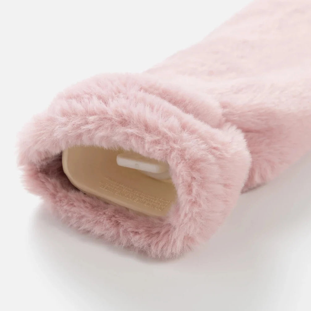 Rubber Bottle with Soft Removable Cover for Warm and Cold Compress Use