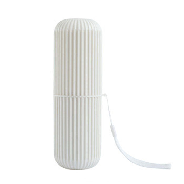 Travel Toothbrush Case with Compact PP Storage Design for Toiletries Camping and Daily Use