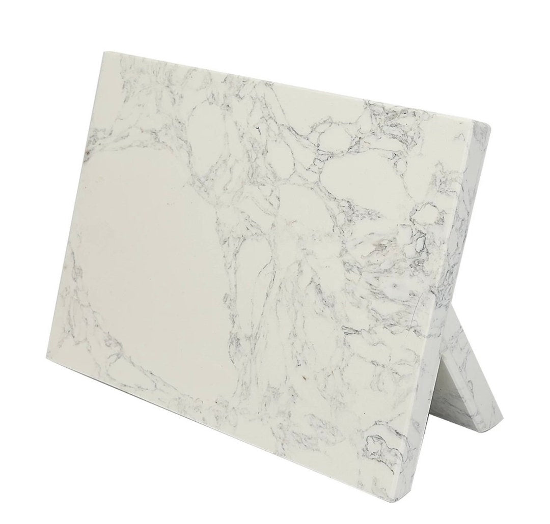 Marble Magnetic Knife Holder Stand with Countertop Display Design for Kitchen Knife Organization
