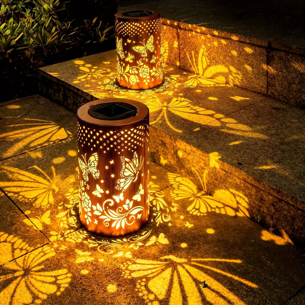 Sunflower Solar Lantern Outdoor Waterproof Hanging Light for Garden Patio Porch and Yard Decor