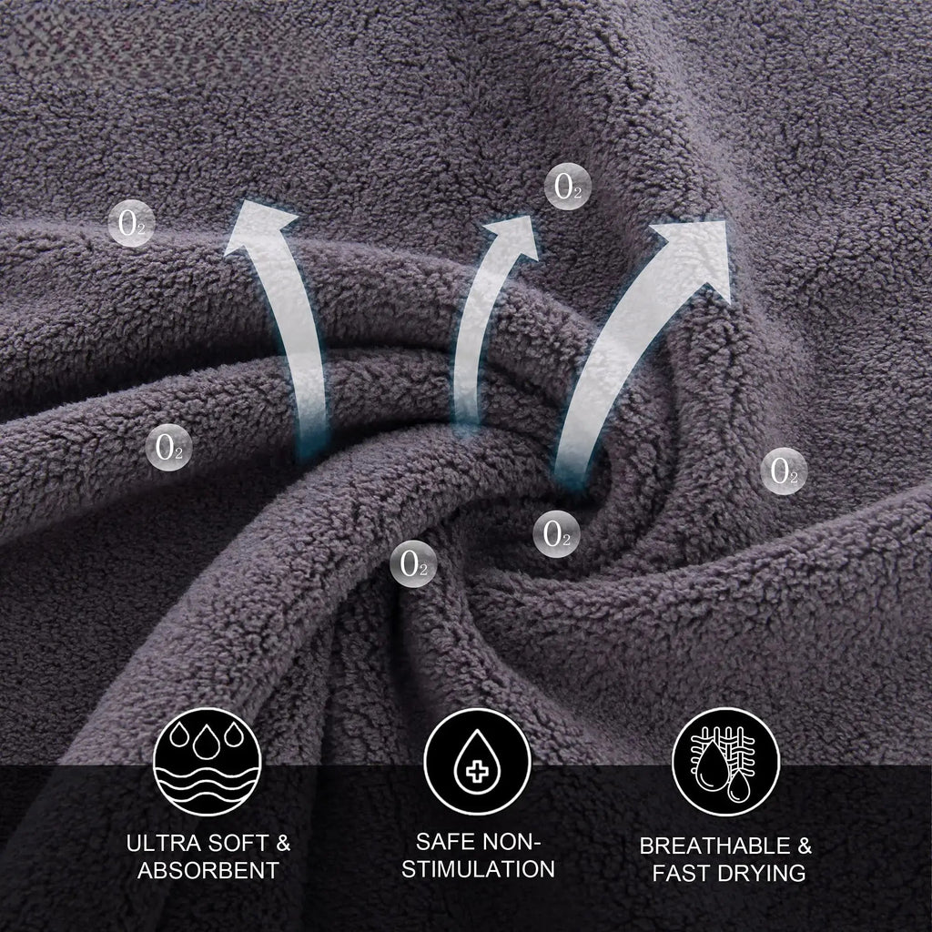 Microfiber Face Cloths Highly Absorbent Washcloth for Bathroom, Gym, Spa and Makeup Removal