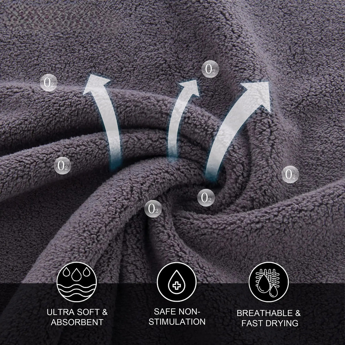 Microfiber Face Cloths Highly Absorbent Washcloth for Bathroom, Gym, Spa and Makeup Removal