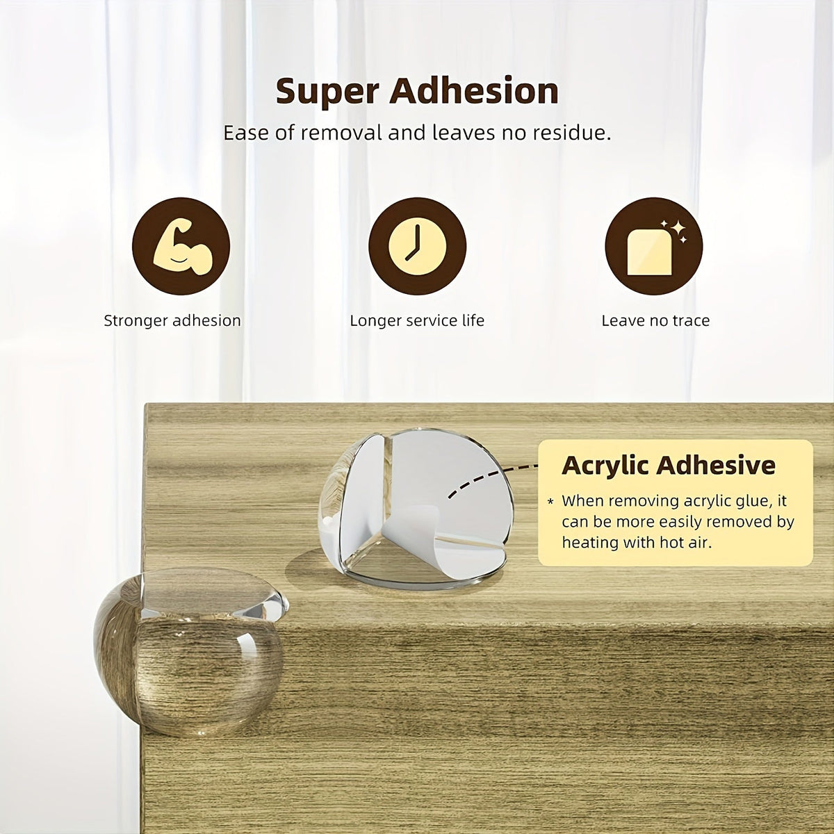 Safety Silicone Table Corner and Edge Protectors for Children, Furniture, and Electric Sockets, Soft Anticollision Guard Covers
