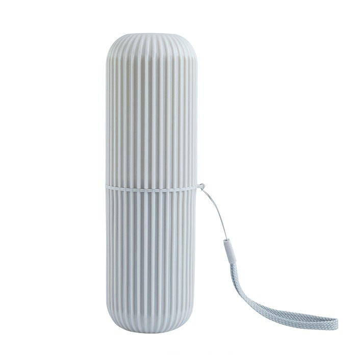 Travel Toothbrush Case with Compact PP Storage Design for Toiletries Camping and Daily Use