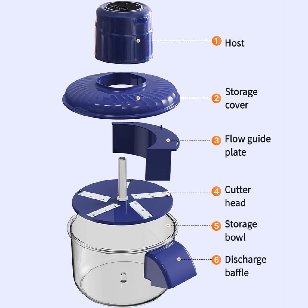 Rechargeable Electric Fruit Peeler with Brushless Motor Design for Grapes Garlic and Small Produce Preparation