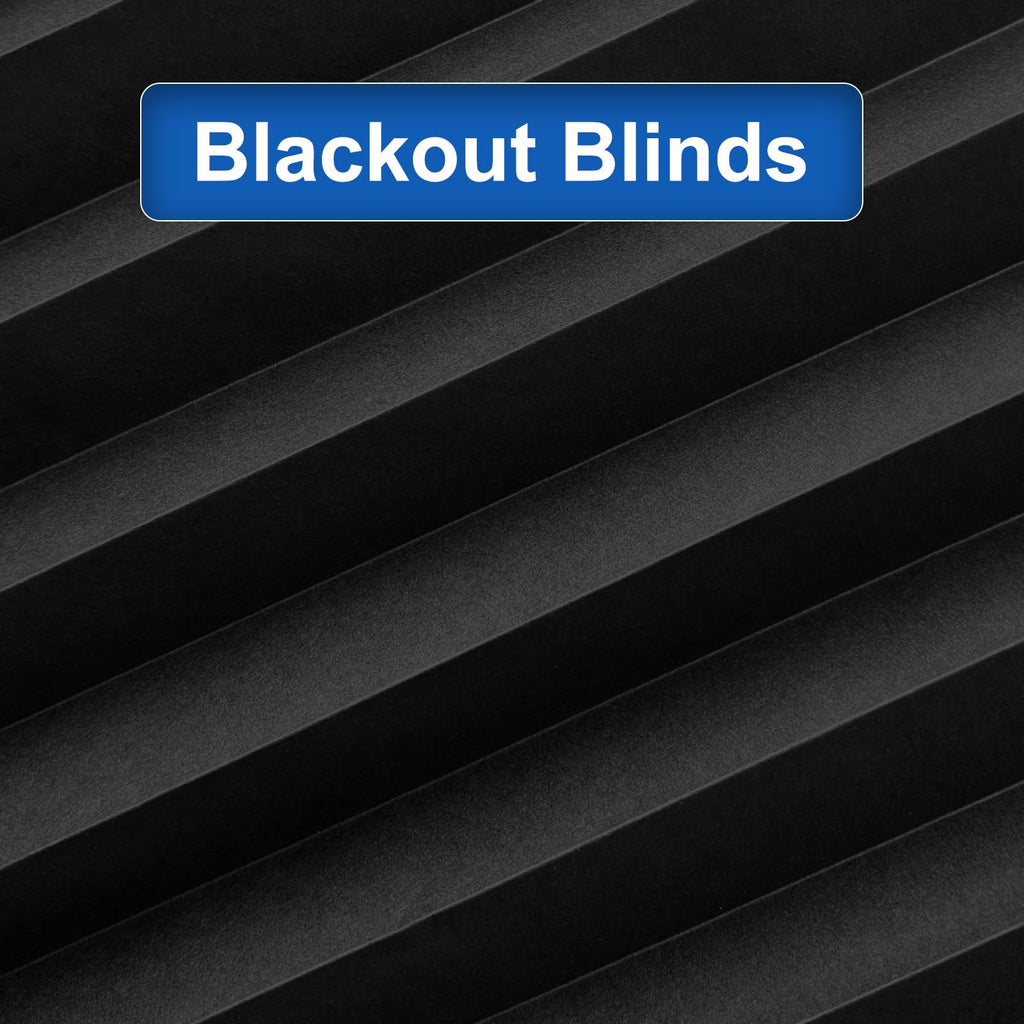 Pleated Window Blinds with Self-Adhesive Cordless Design for Temporary Light Control