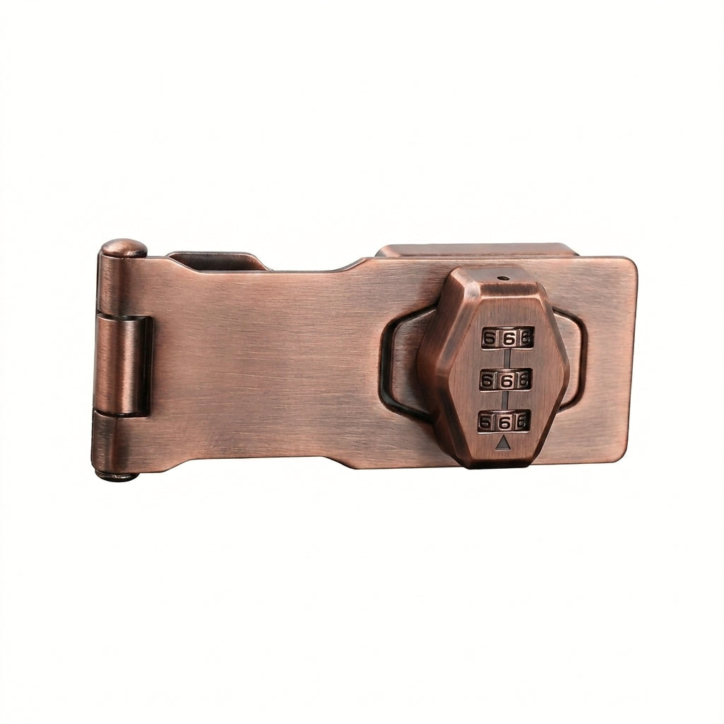 Keyless Combination Padlock with Zinc Alloy Password Design for Cabinets Drawers and Household Storage