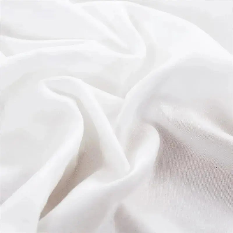 European Style Queen Bed Skirt Brushed Cloth Solid Color Dust Ruffle for 1.5m Beds