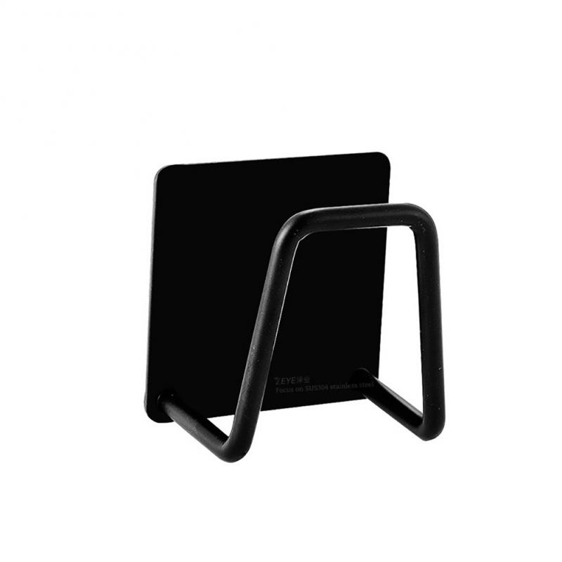Stainless Steel Adhesive Sponge Holder for Kitchen Sink