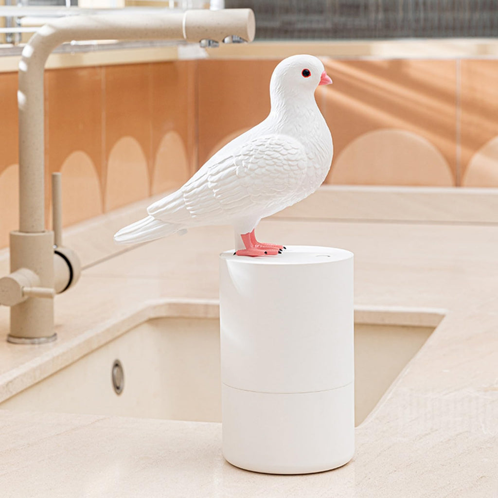Pigeon Foam Dispenser with Automatic Touchless Sensor Design for Bathroom and Kitchen Hand Washing (11×6×4"/27×16×9cm)