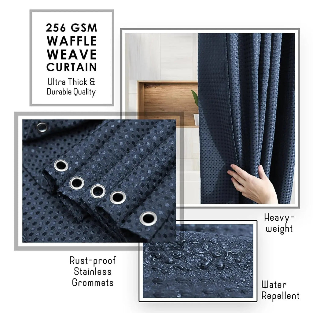 Blackout Curtain Set with Thermal Coated Lining for Bedroom, Living Room, and Home Privacy Control