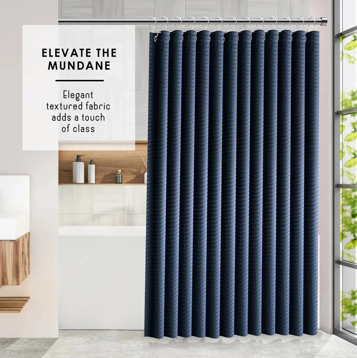 Blackout Curtain Set with Thermal Coated Lining for Bedroom, Living Room, and Home Privacy Control
