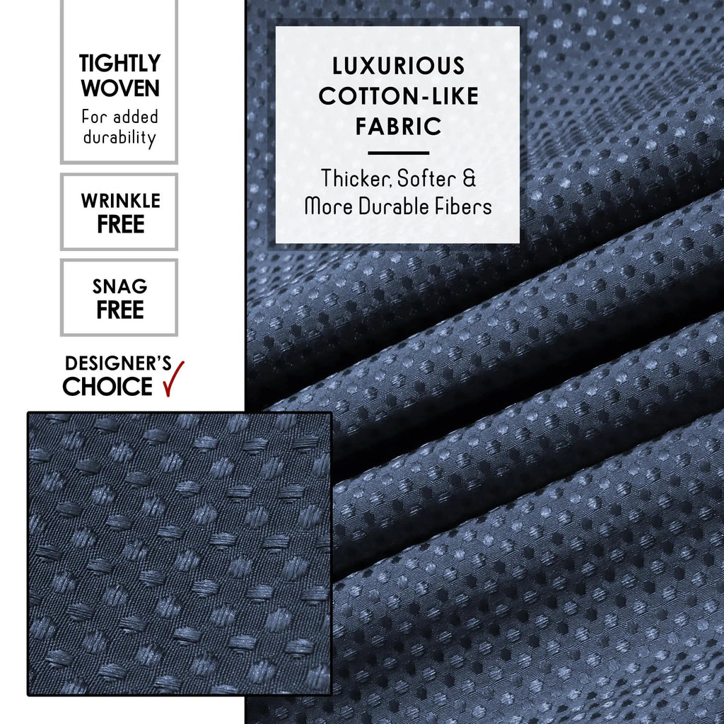 Blackout Curtain Set with Thermal Coated Lining for Bedroom, Living Room, and Home Privacy Control