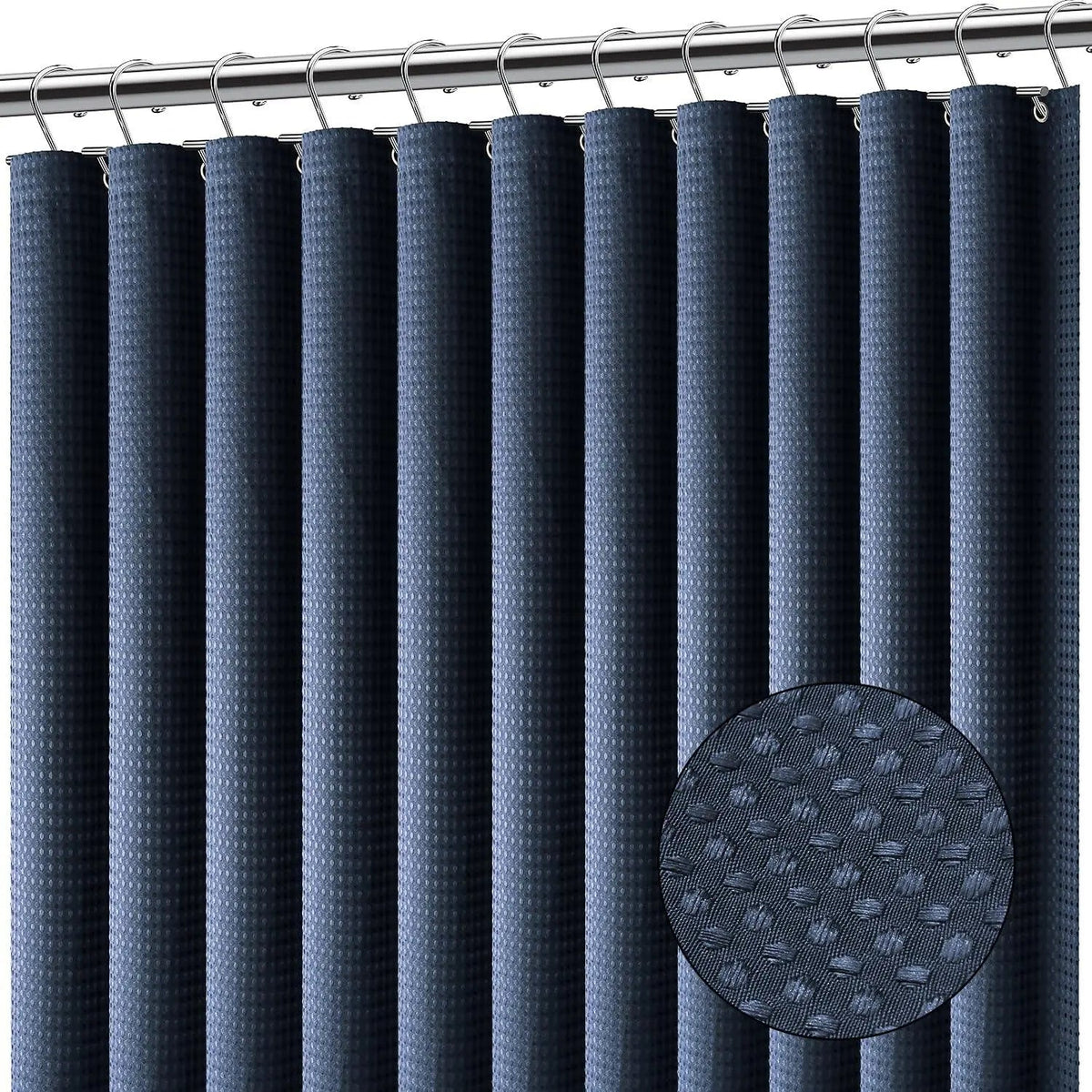 Blackout Curtain Set with Thermal Coated Lining for Bedroom, Living Room, and Home Privacy Control