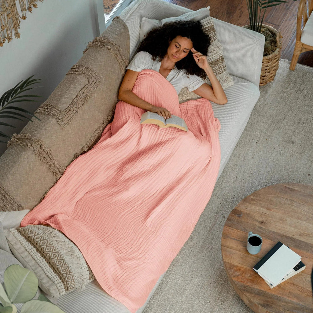 Soft, Breathable Comfort Throw Blanket for Everyday Relaxation